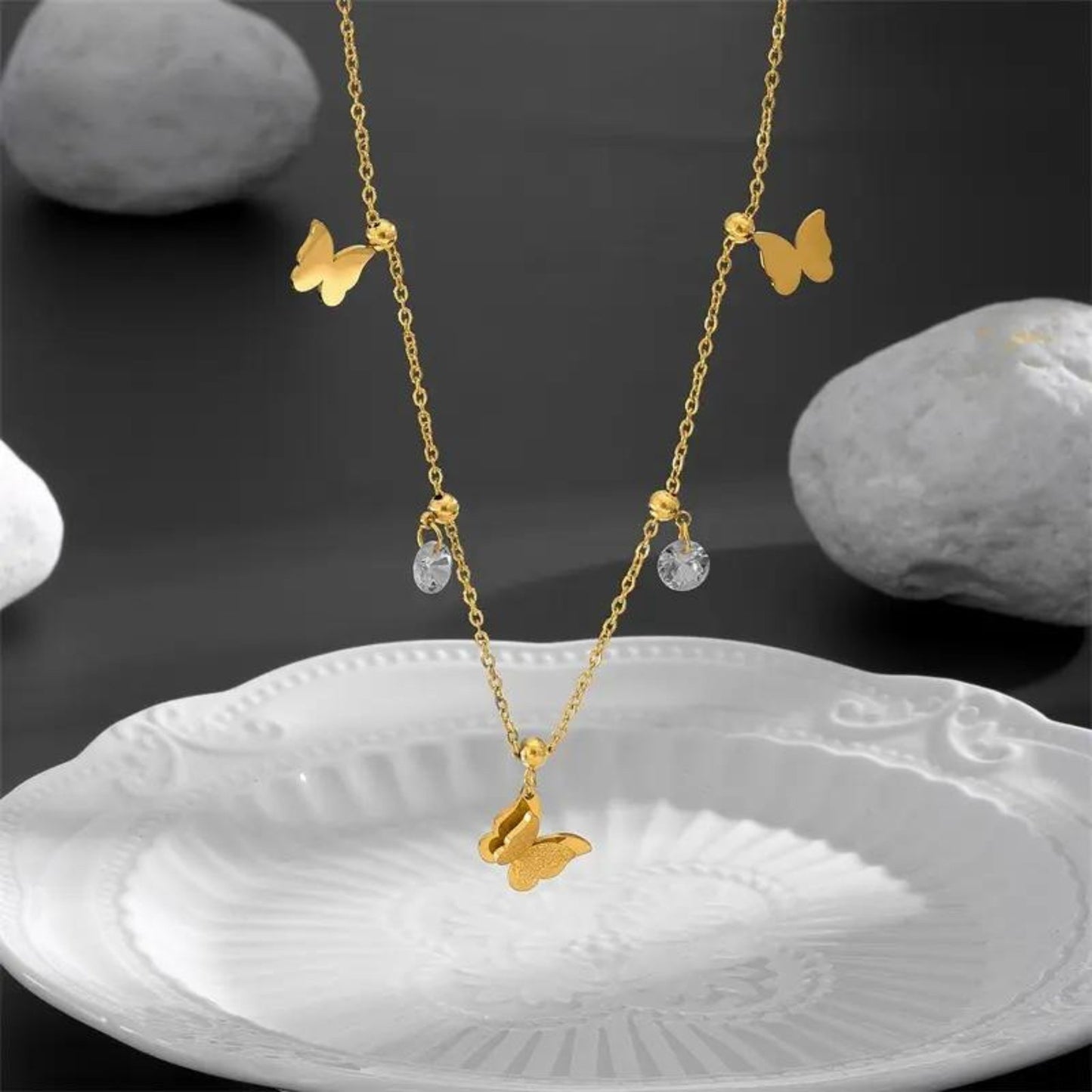 Butterfly Dreams Anklet presented in elegant gift packaging, ideal for gifting on special occasions or celebrations.