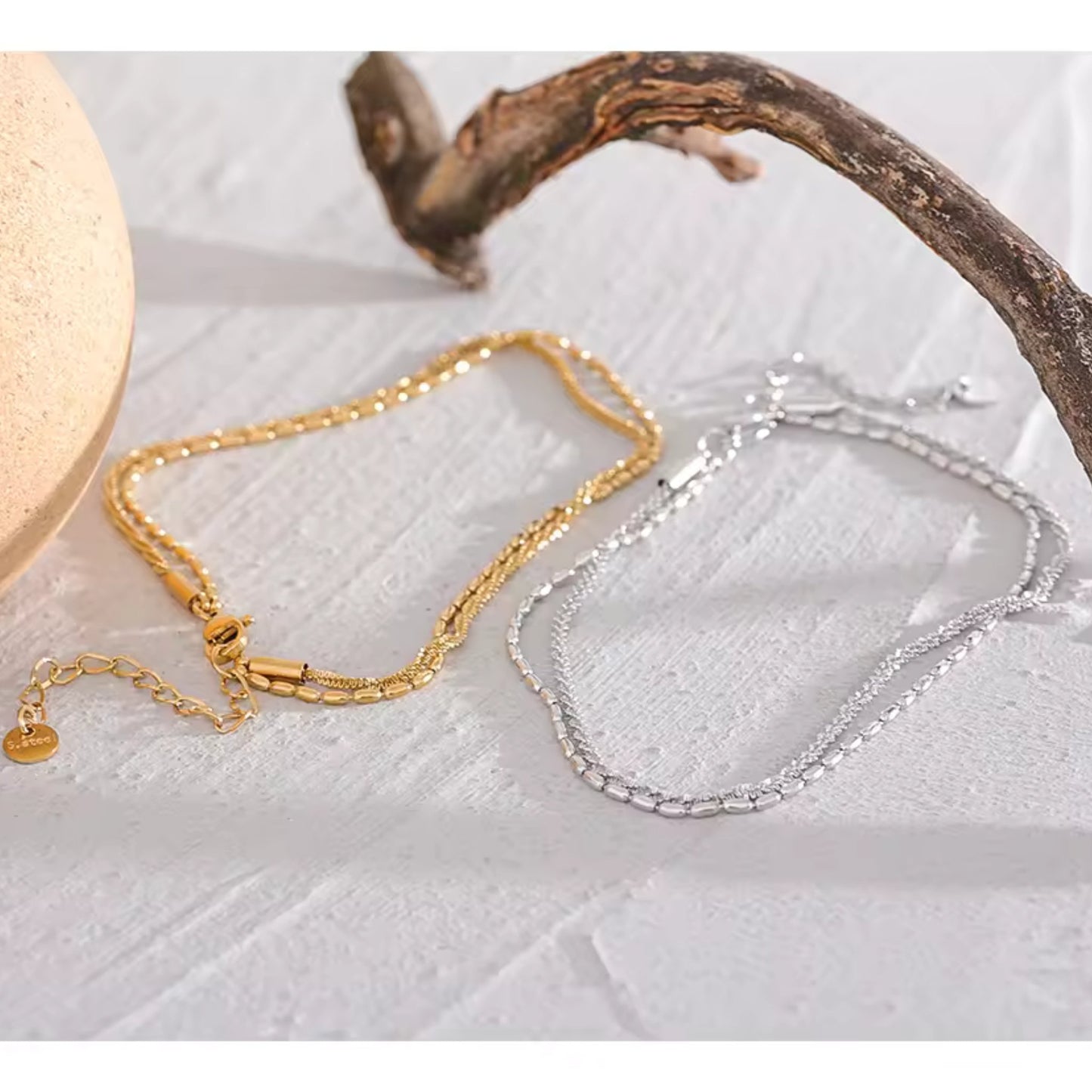Classic Gold-Plated Rope Chain 18K Gold Plated Anklet