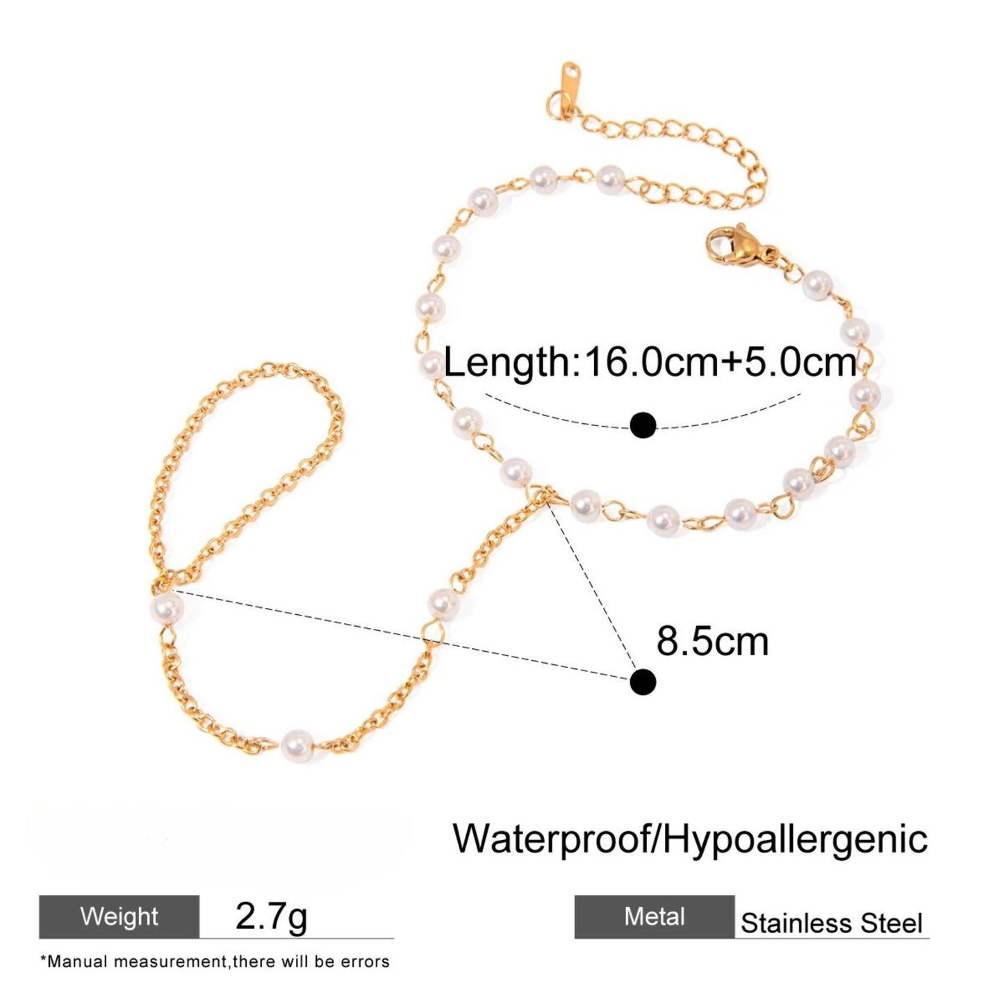 Elegant Chain-Linked Finger Bracelet
