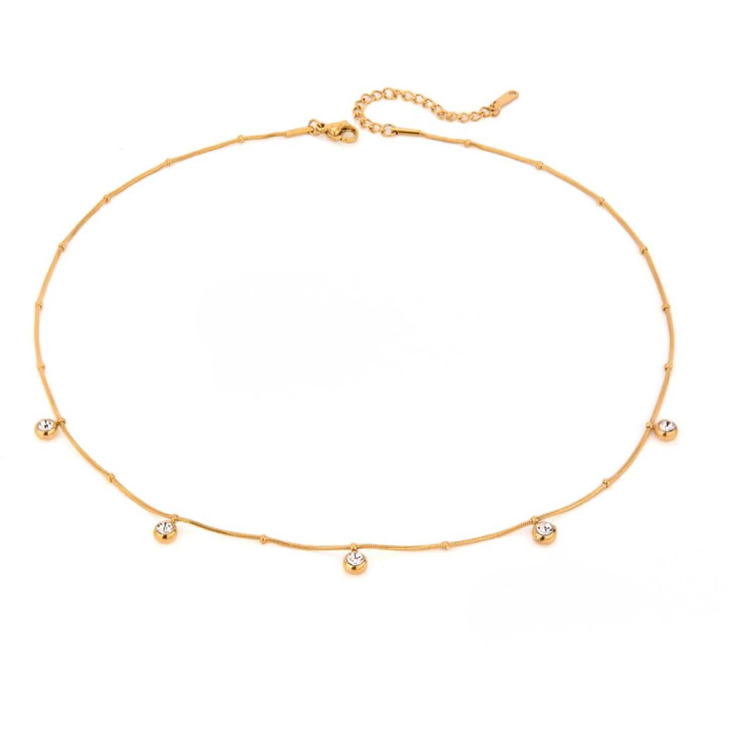 Elegant Minimalist 18K Gold Plated Necklace Collection