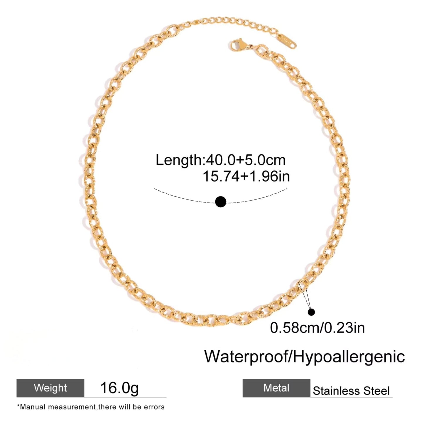 Elegant Minimalist 18K Gold Plated Necklace Collection