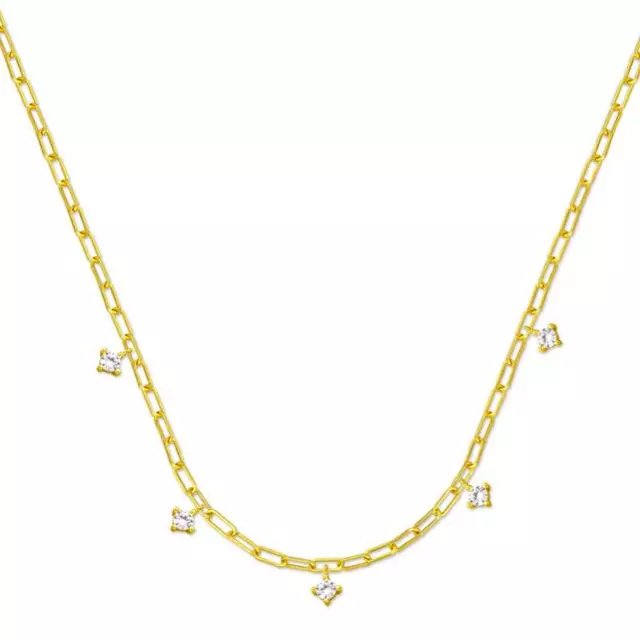 Golden Arrow 18K Gold Plated Sterling Silver Necklace