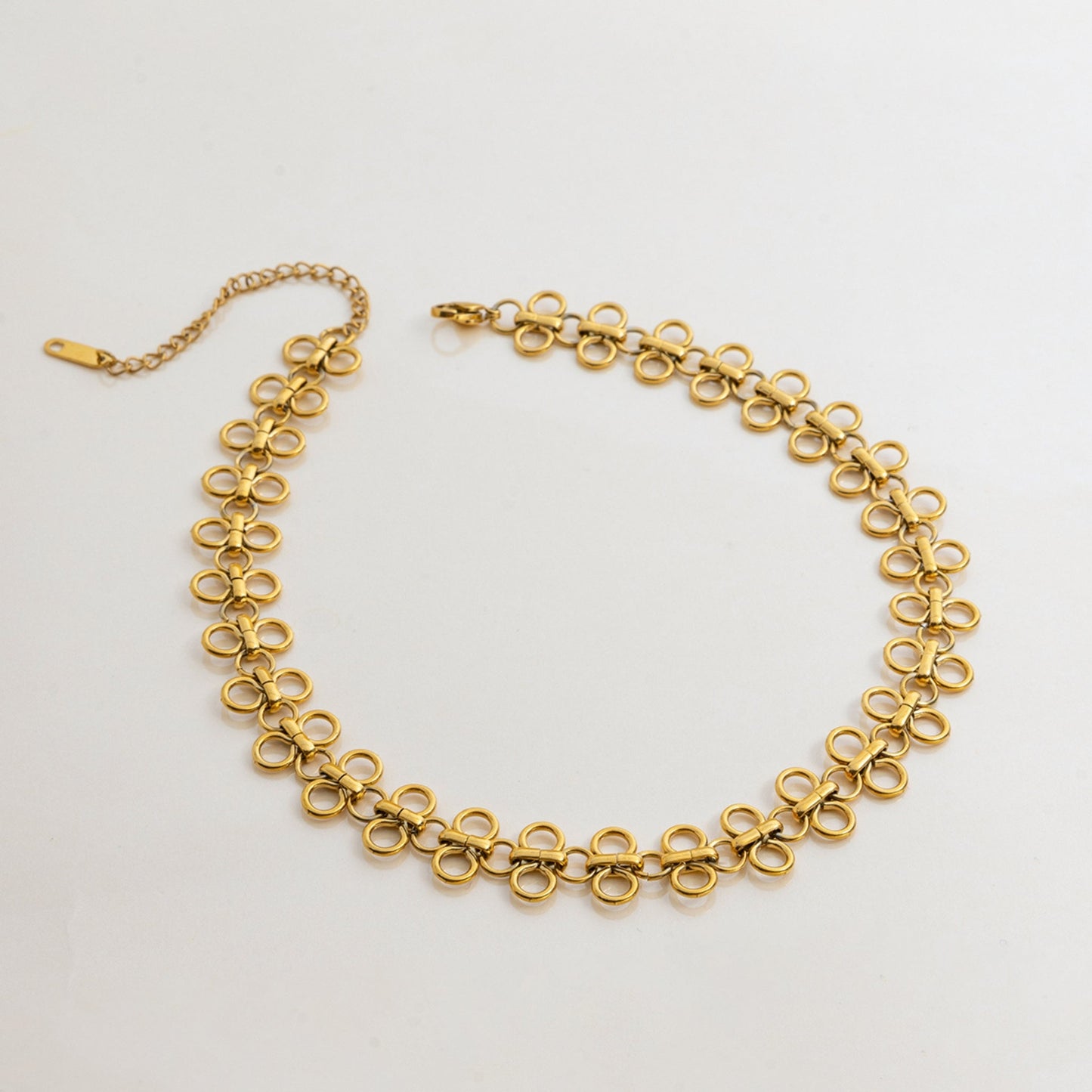 Golden Bloom Choker 18K Gold Plated Necklace