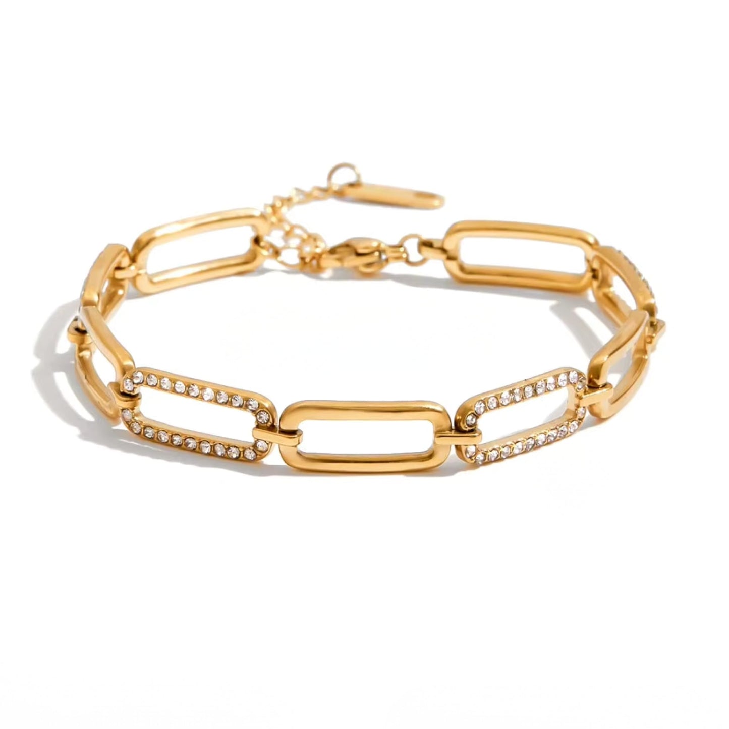 Luxe Link & Crystal Bracelet Collection