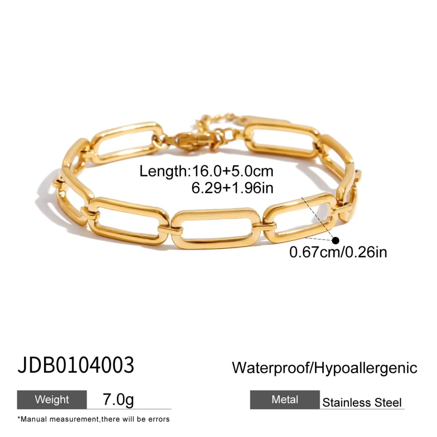 Luxe Link & Crystal Bracelet Collection