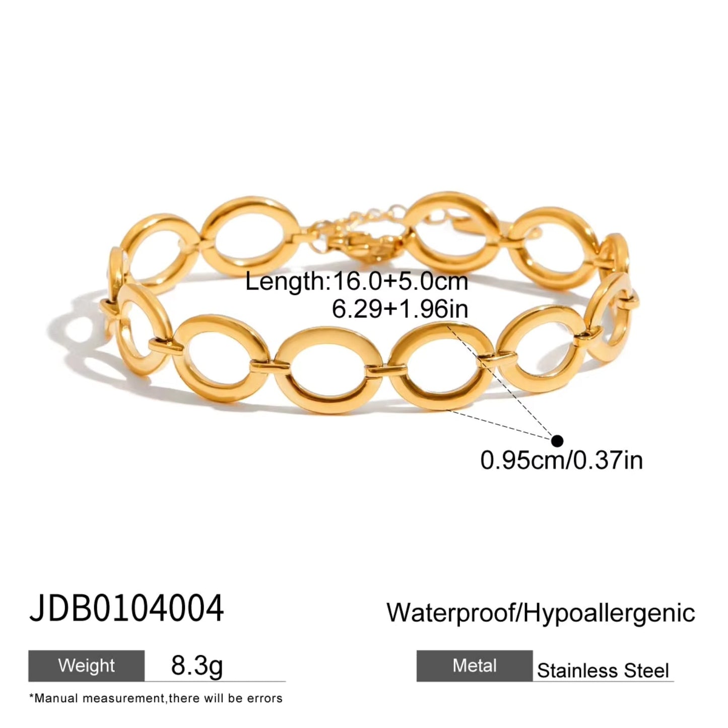 Luxe Link & Crystal Bracelet Collection
