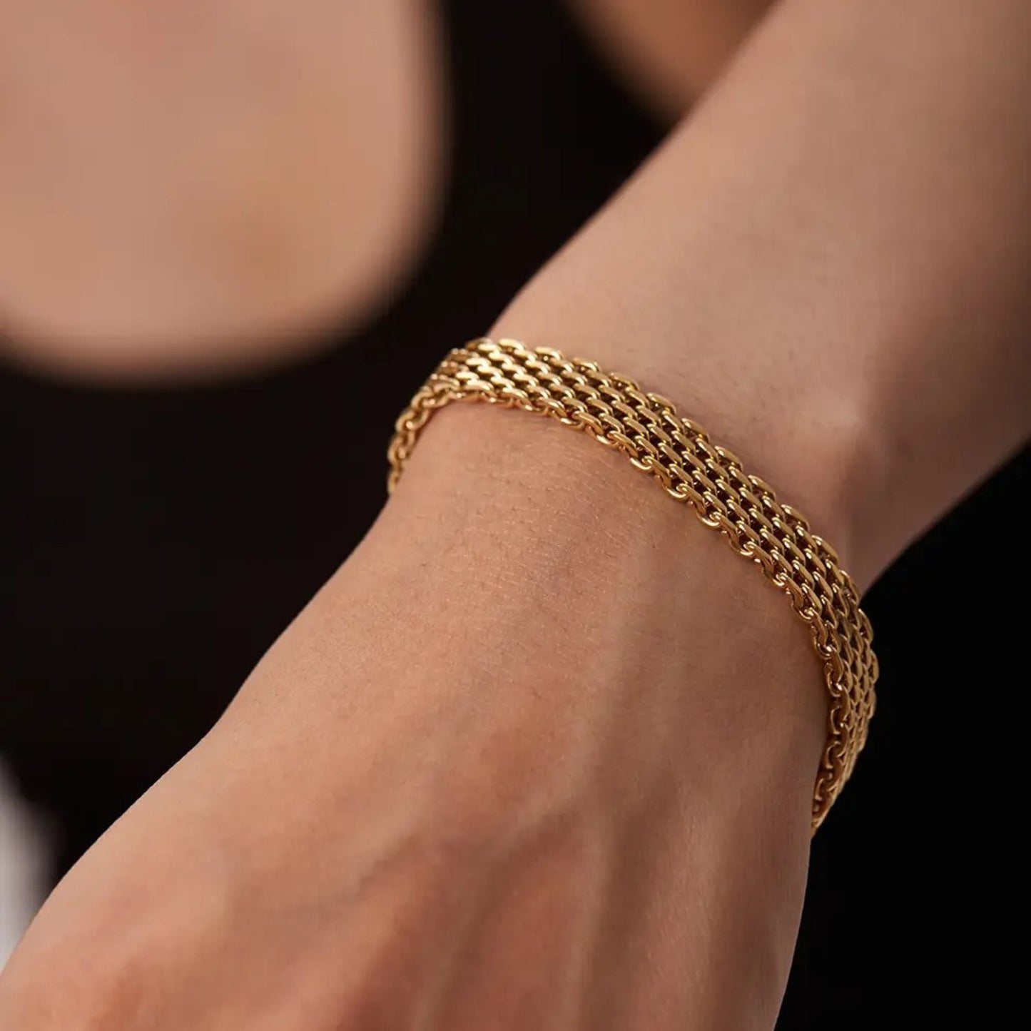 Luxe Mesh Chain Bracelet
