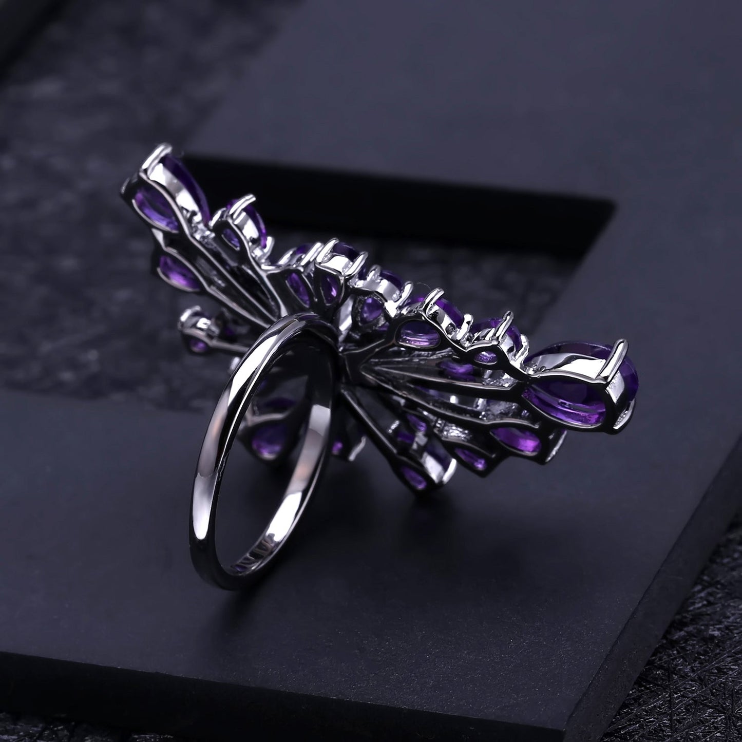 Majestic Amethyst 925 Sterling Silver Ring