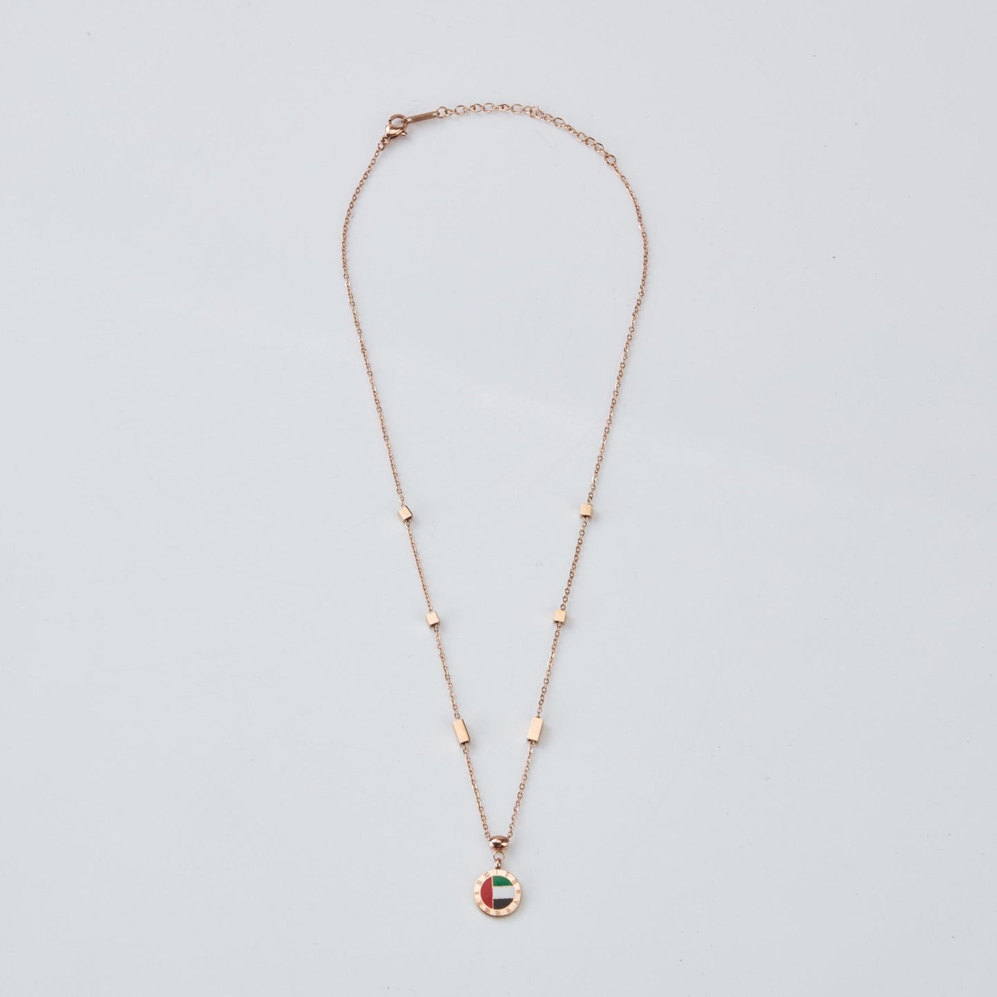 Pride of the Emirates 18K Rose Gold Plated Necklace