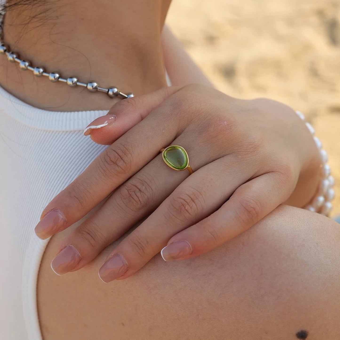 Radiant Resin Ring