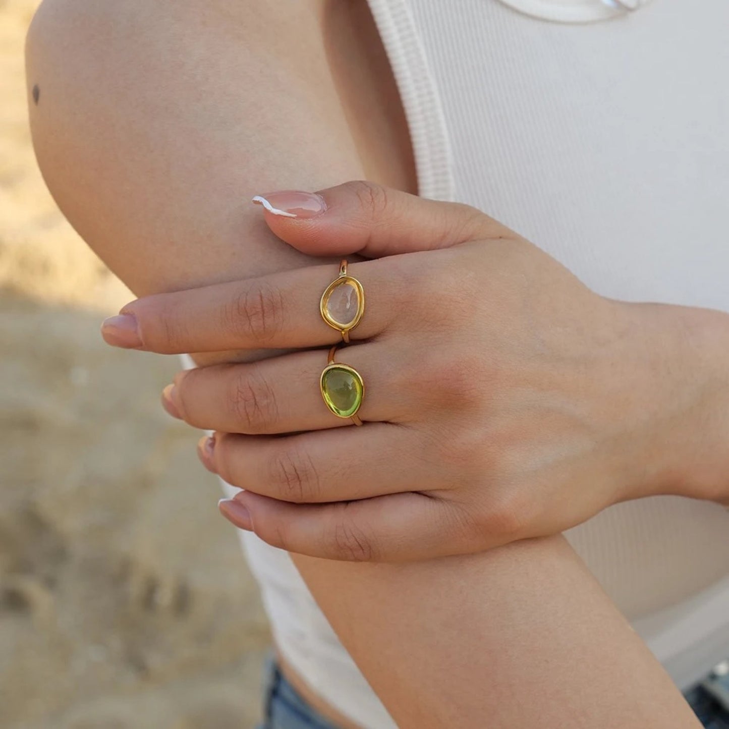 Radiant Resin Ring