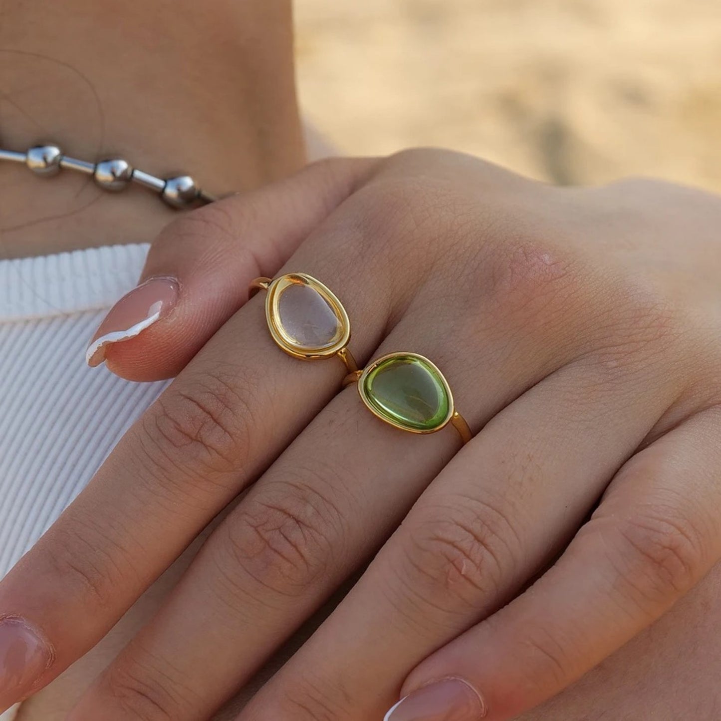 Radiant Resin Ring