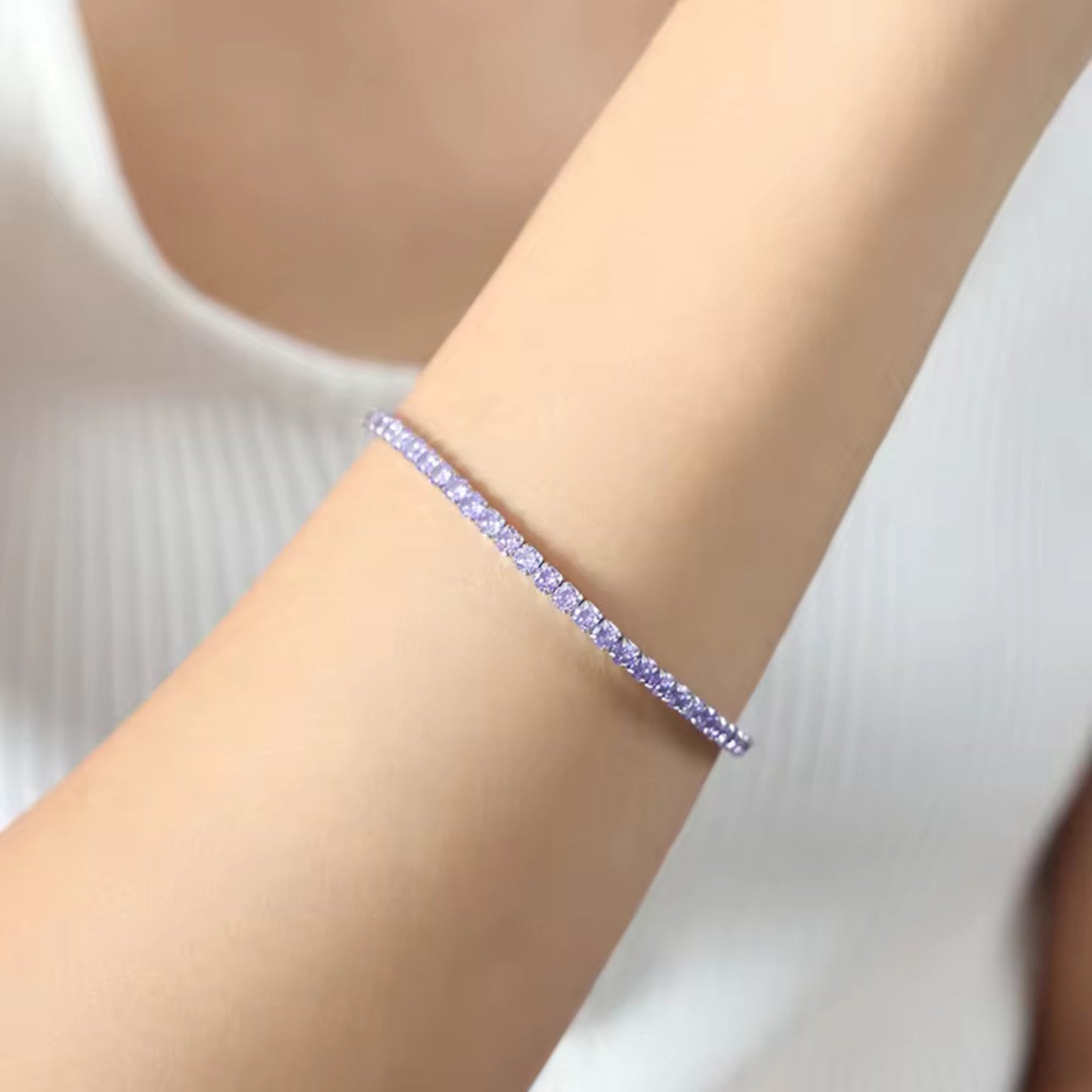 Radiant Zircon 18K Gold Plated Bangle