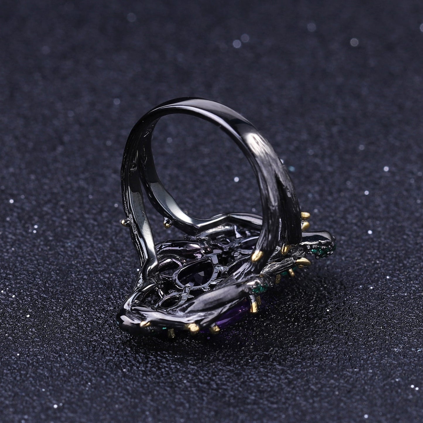 Regal Amethyst 925 Sterling Silver Ring