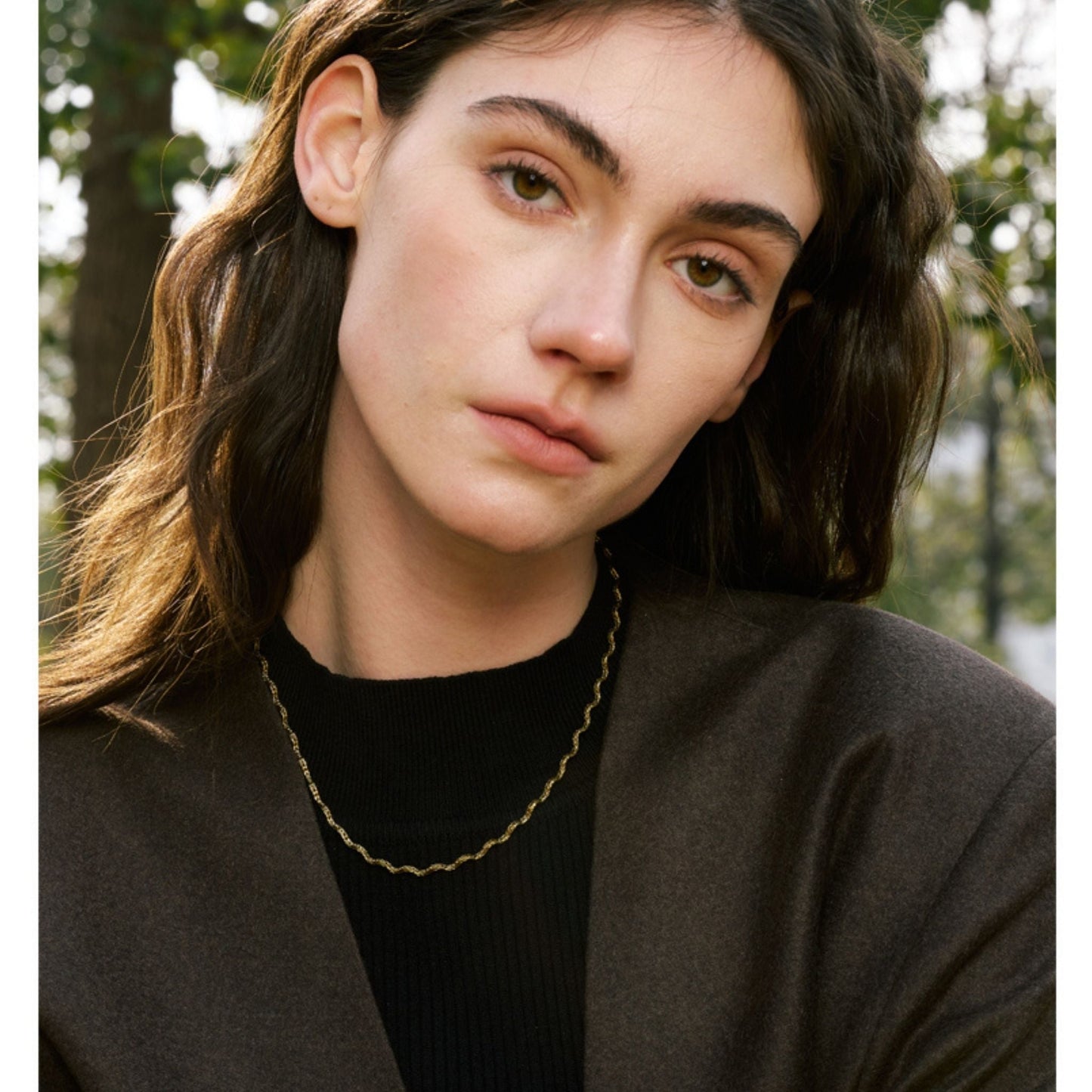 Serena Wave Chain Necklace