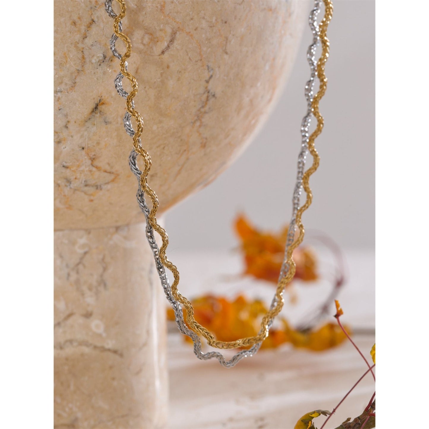 Serena Wave Chain Necklace