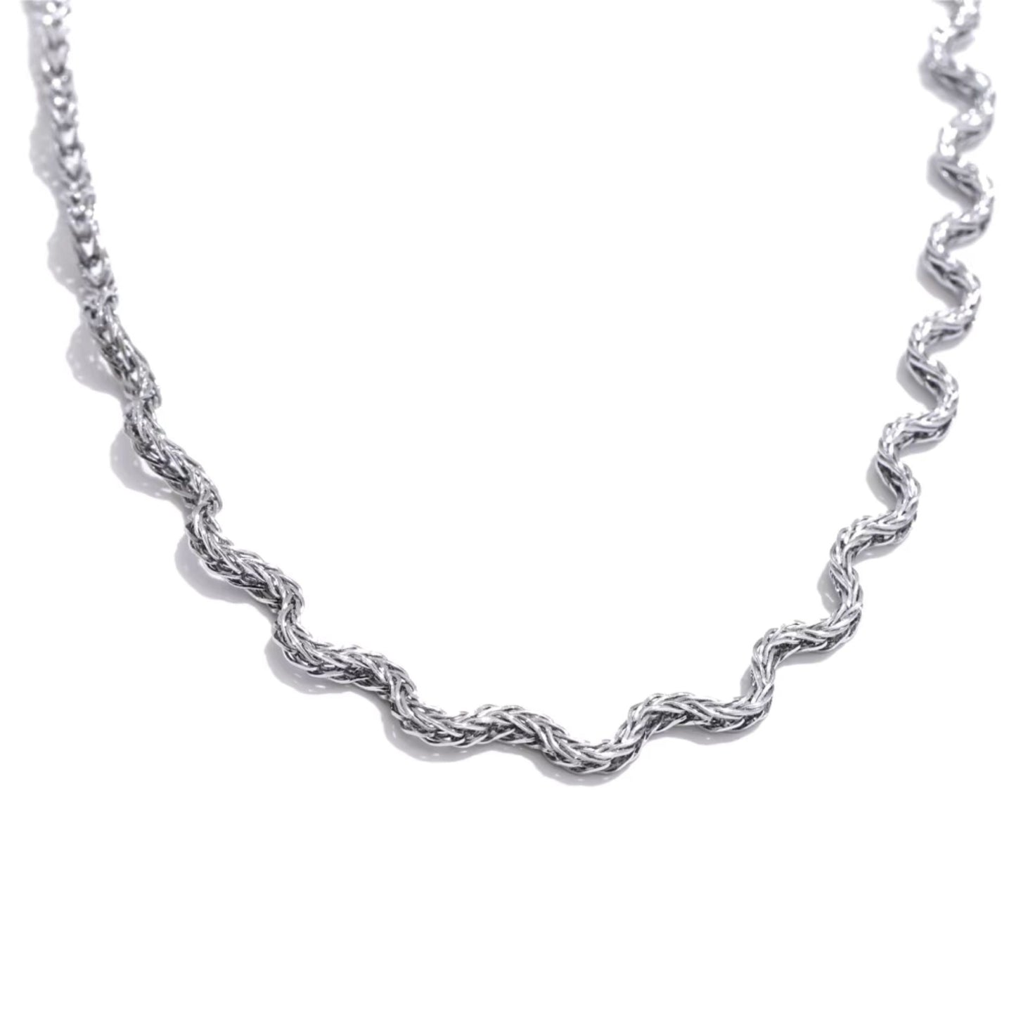 Serena Wave Chain Necklace