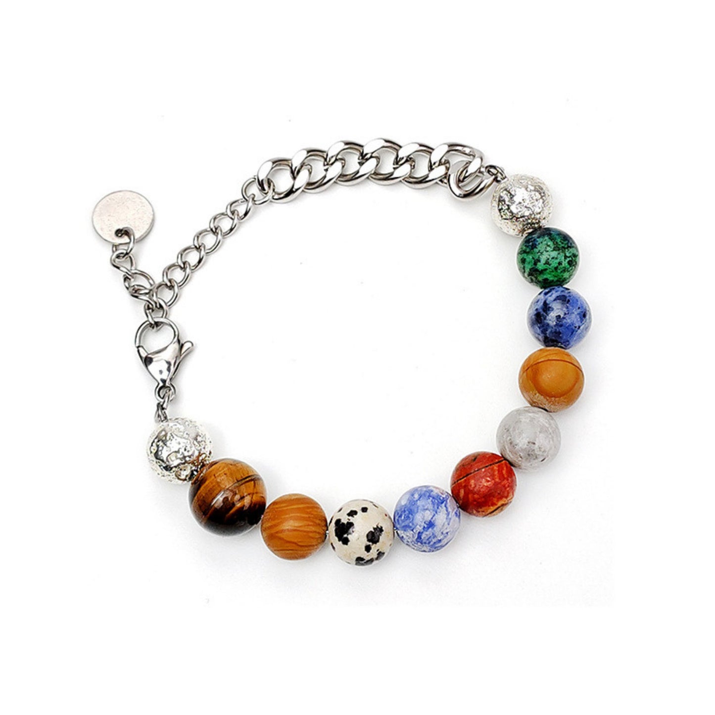 Stainless Steel Galaxy Bead Bracelet
