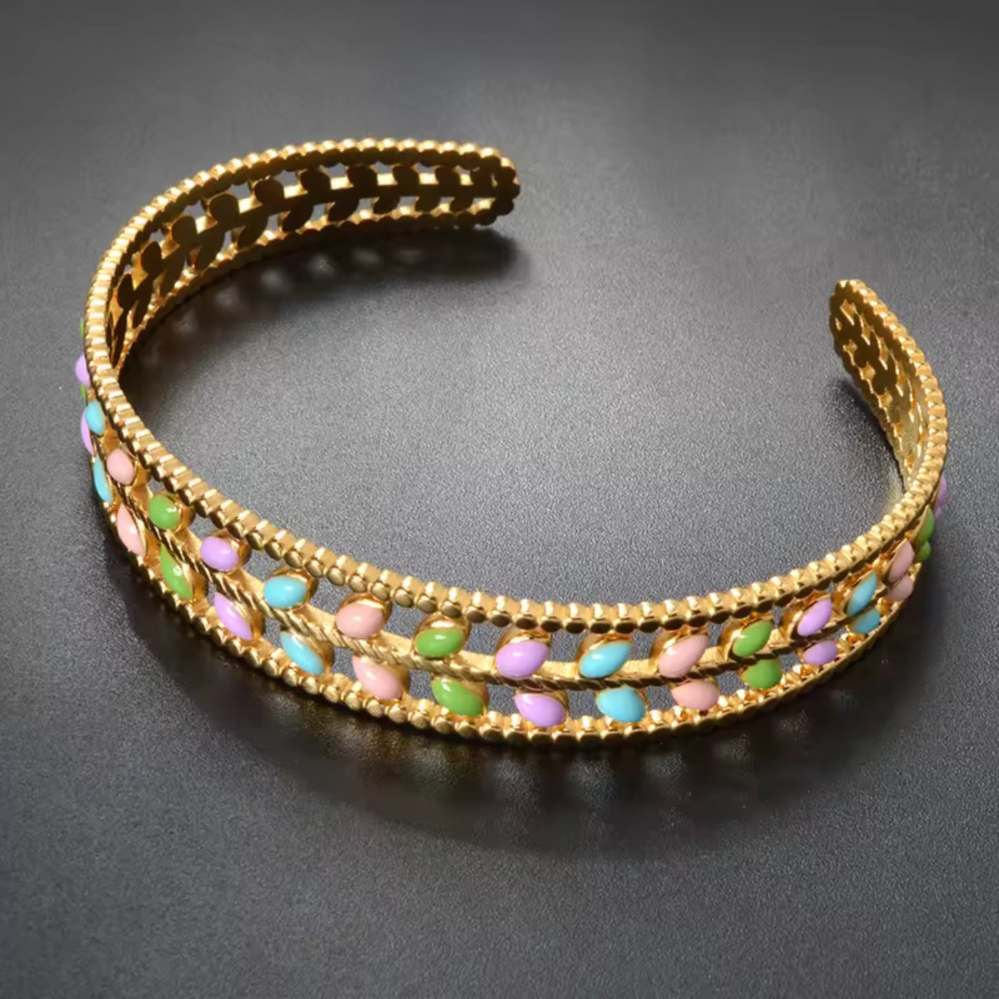 Timeless Elegance Stainless Steel C Cuff Bracelet