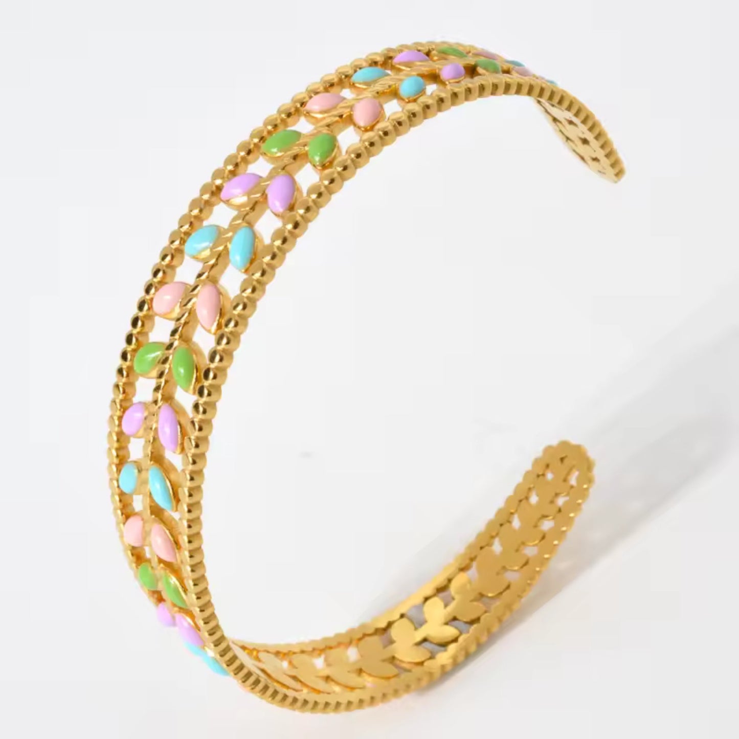 Timeless Elegance Stainless Steel C Cuff Bracelet