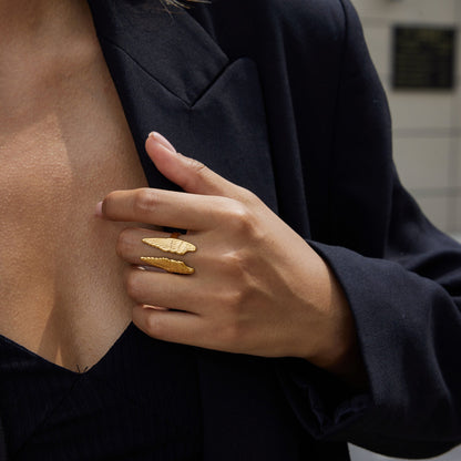 Angel Wings Ring – 18K Gold Stainless Steel