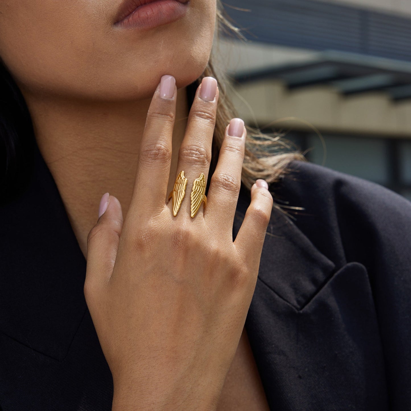 Angel Wings Ring – 18K Gold Stainless Steel