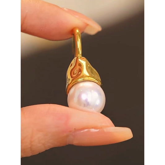 Pearl Drop Earrings styled for casual or formal occasions, offering bold yet refined elegance.