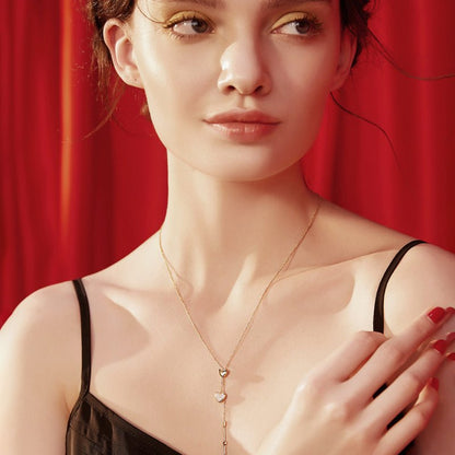 Cupid's Embrace 18K Gold Plated Sterling Silver Necklace