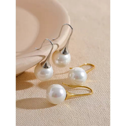 Elegance Pearl Drop Earrings
