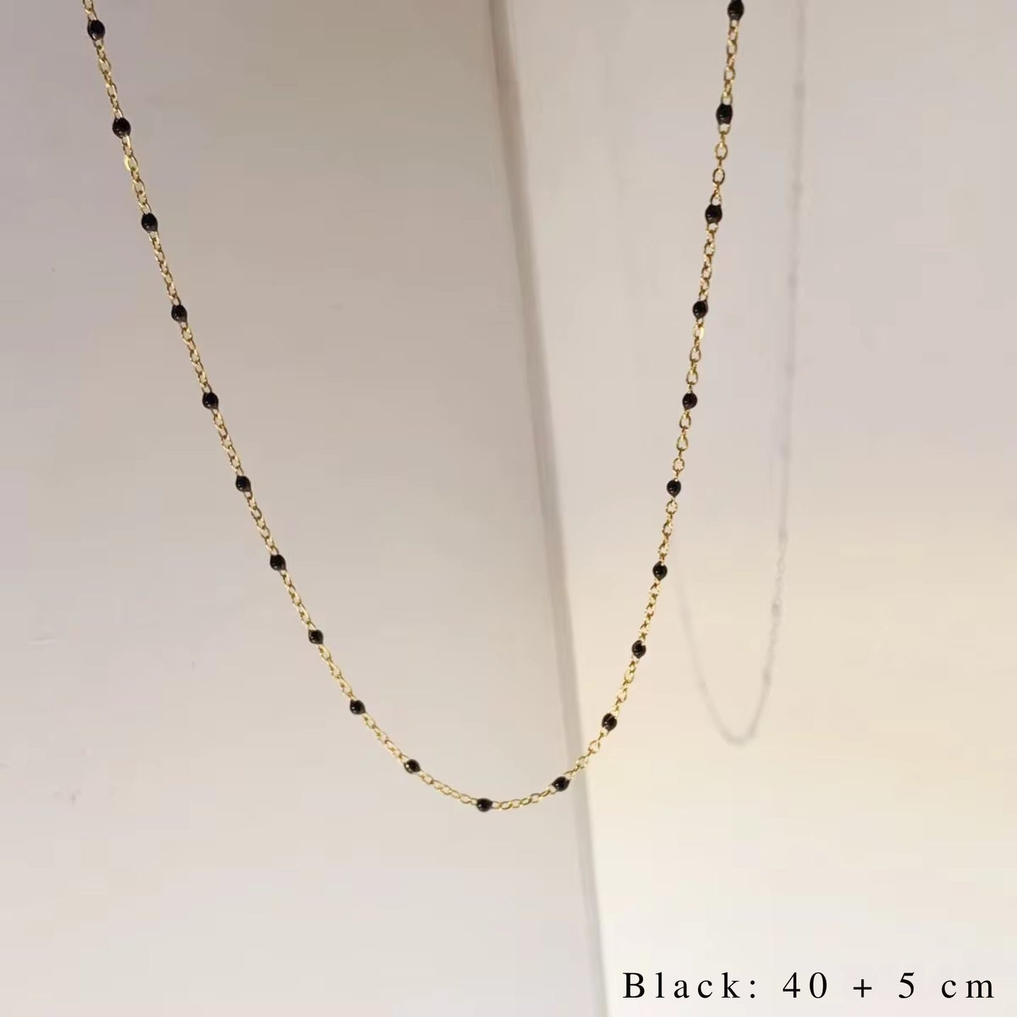 Elegant Cascade 18K Gold-Plated Beaded Necklaces