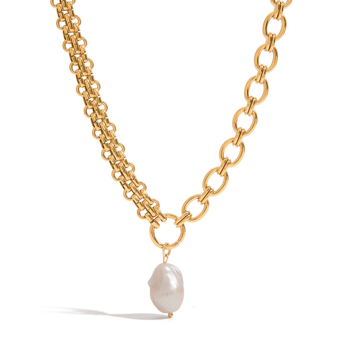 Elegant Minimalist 18K Gold Plated Necklace Collection