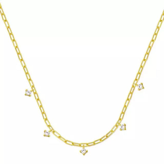 Golden Arrow 18K Gold Plated Sterling Silver Necklace