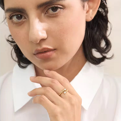 Infinity Knot Gold 18K Gold Plated Ring