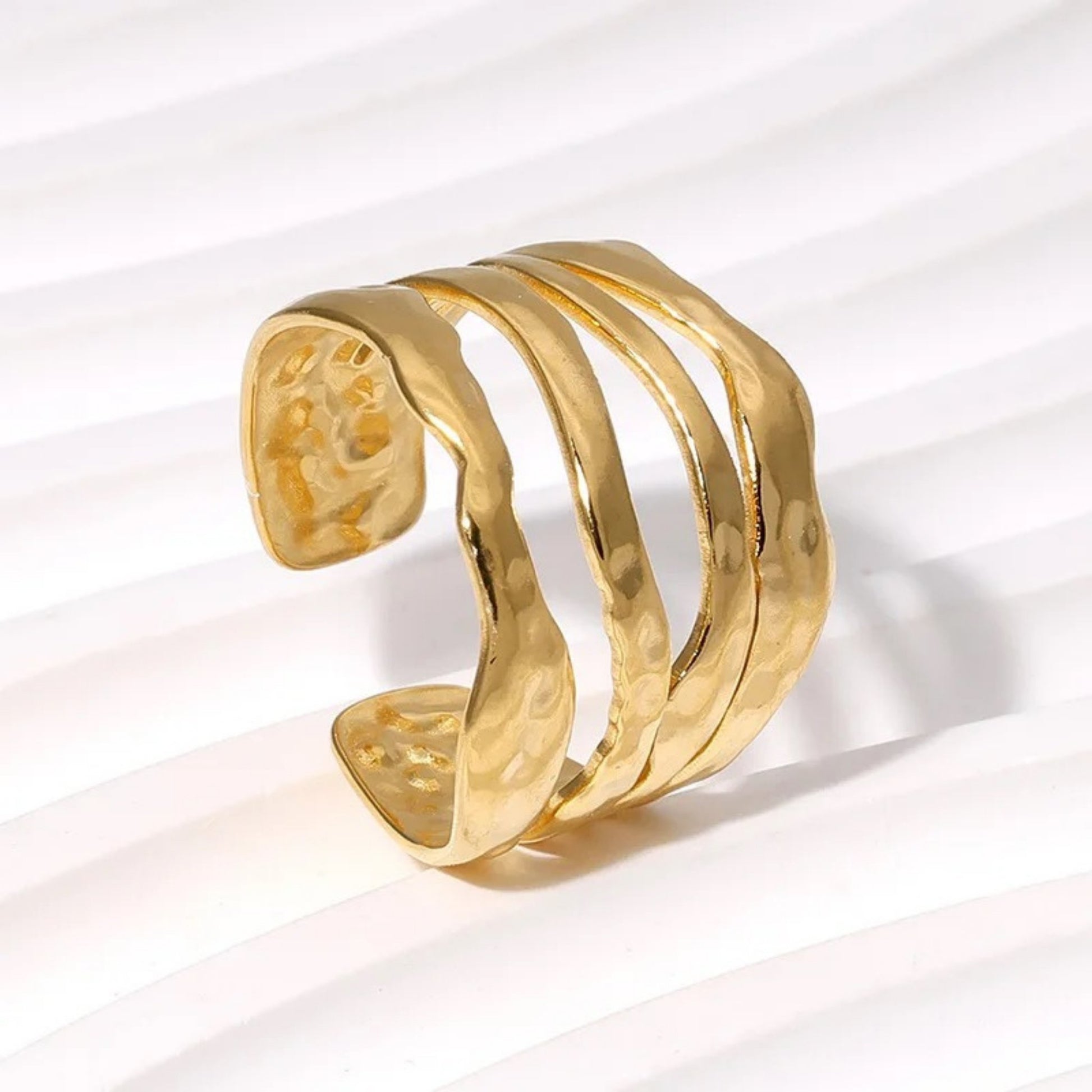 Irregular Layer Adjustable Ring