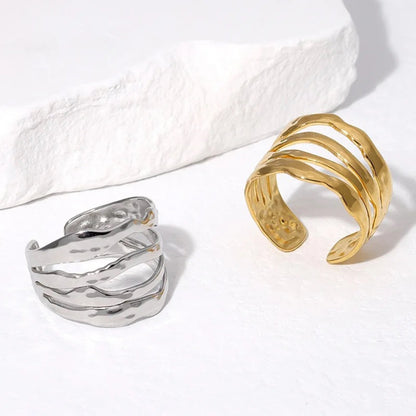 Irregular Layer Adjustable Ring