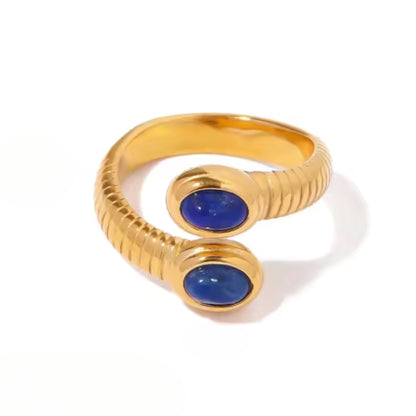 Lapis Lazuli Radiance Rings