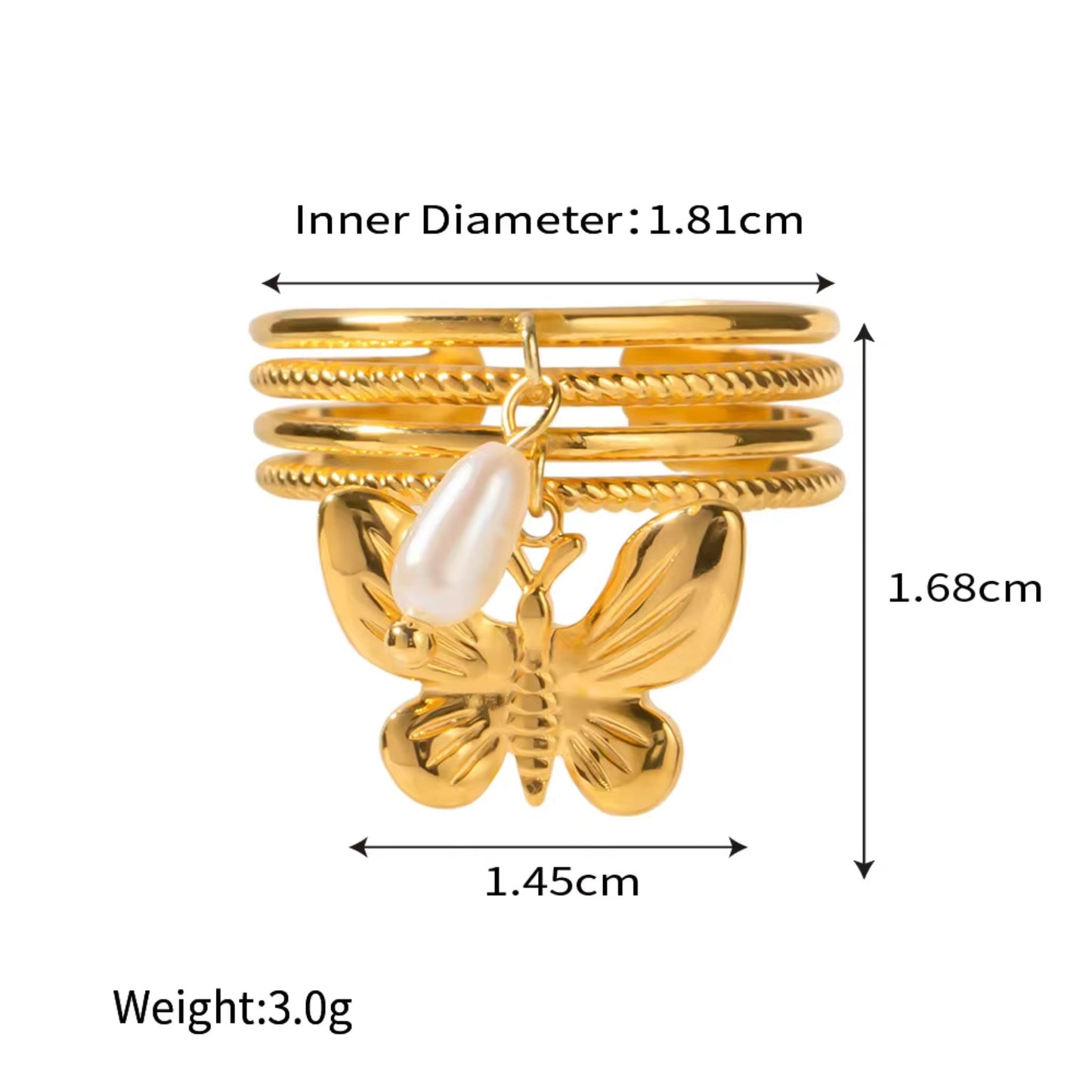 Luxe Charms Adjustable Ring Collection