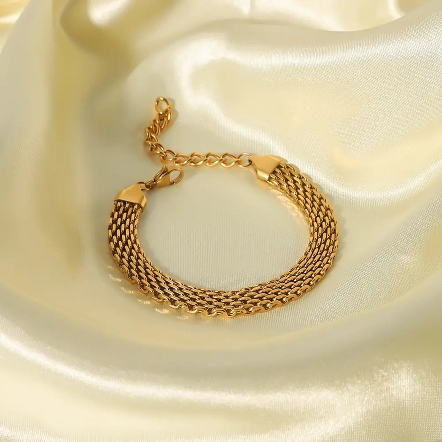 Luxe Mesh Chain Bracelet