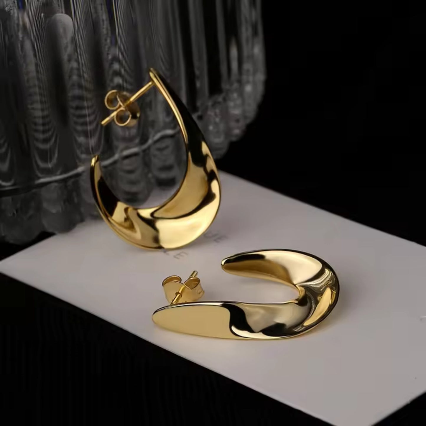 Luxe Twist 925 Sterling Silver Earrings