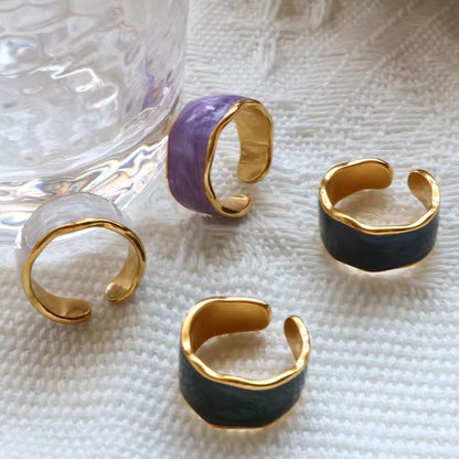 Marbled Elegance Rings
