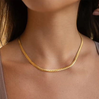Moana Fishbone Chain Necklace