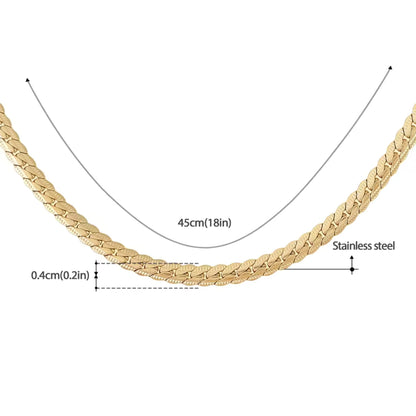 Moana Fishbone Chain Necklace