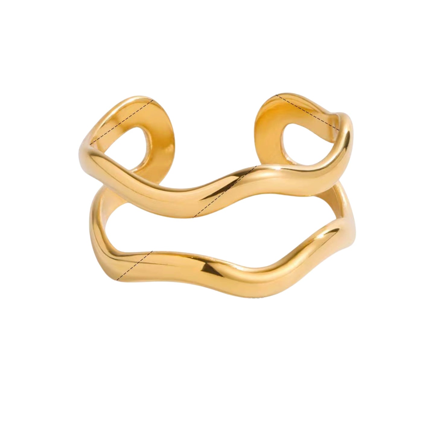 Modern Muse Rings – 18K Gold Stainless Steel (4 Designs)