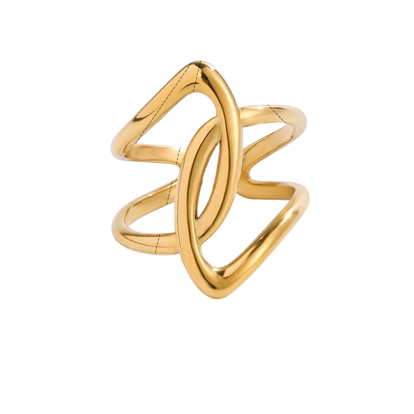 Modern Muse Rings – 18K Gold Stainless Steel (4 Designs)