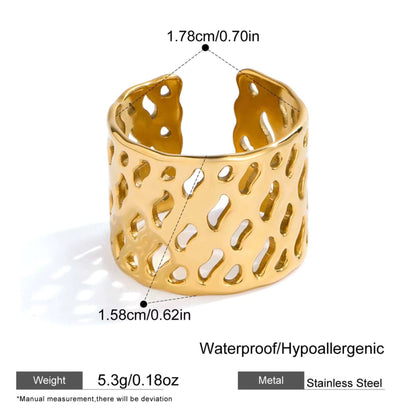 Modern Muse Rings – 18K Gold Stainless Steel (4 Designs)