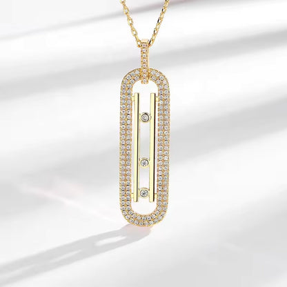 Modern Paperclip Glamour Jewelry Set