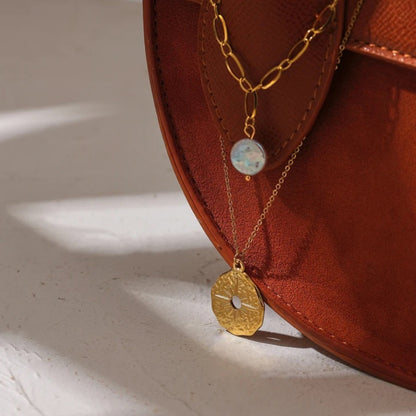 North Star Layered Pendant Necklace