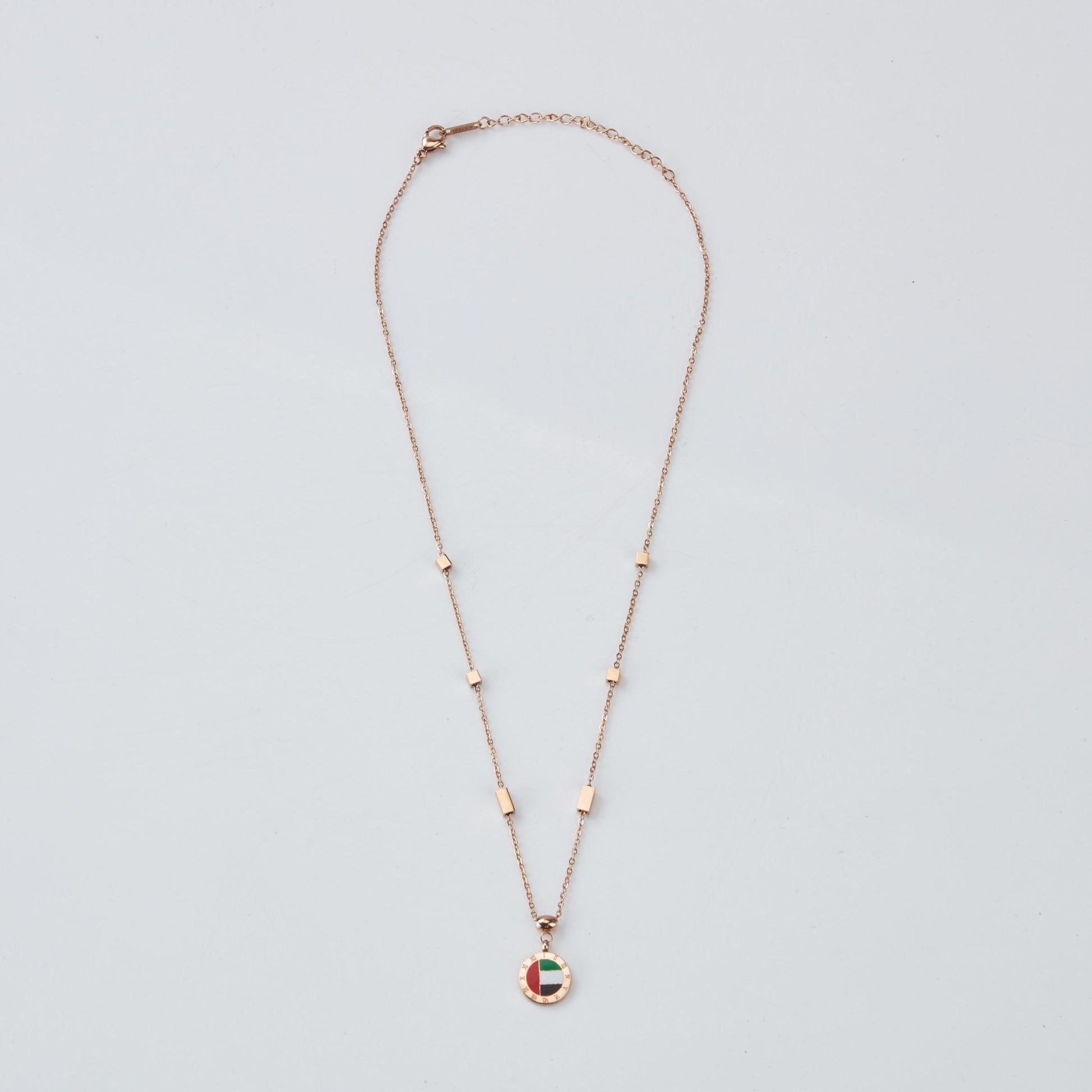 Pride of the Emirates 18K Rose Gold Plated Necklace