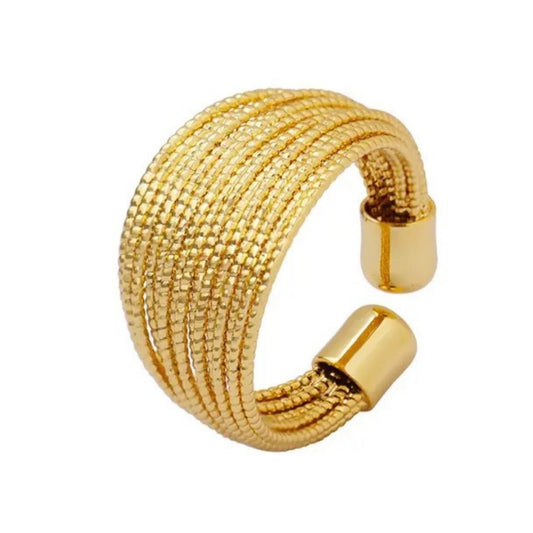 Radiant Mesh Adjustable Ring