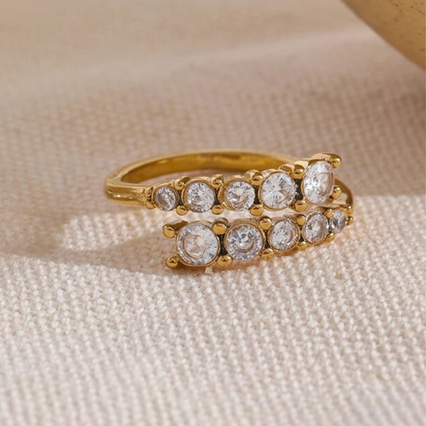 Radiant Symphony Adjustable Ring